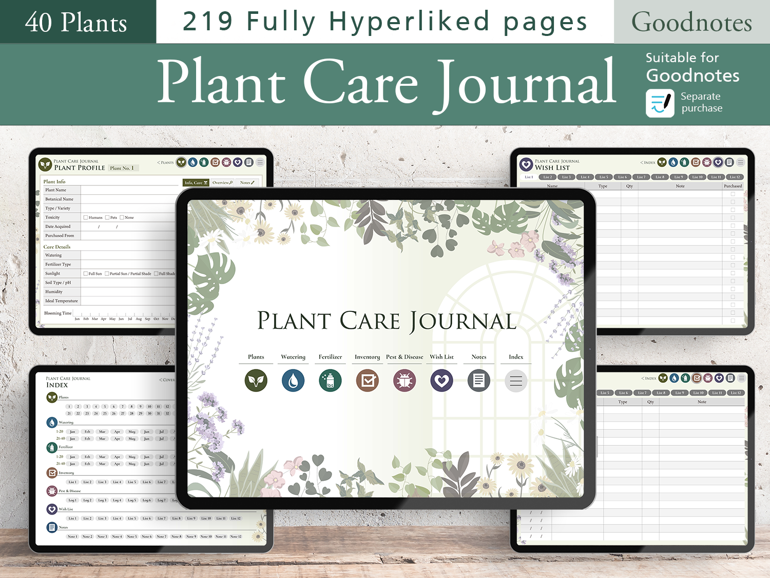 Plant Care Journal